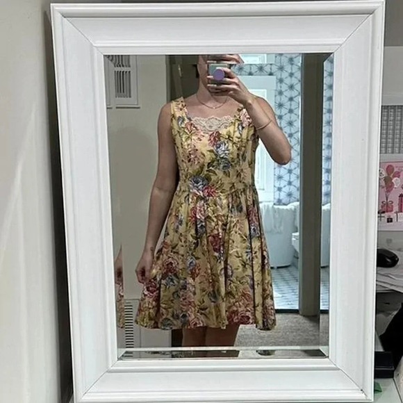 Vintage 50s Style Drop Waist dress and jacket set - Picture 7 of 7